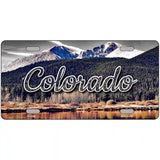 Colorado Forest and Mountains Novelty Metal State License Plate 24" x 12" (LLP)