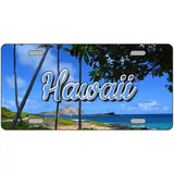 Hawaii Palm Trees Novelty Metal State License Plate 24" x 12" (LLP)