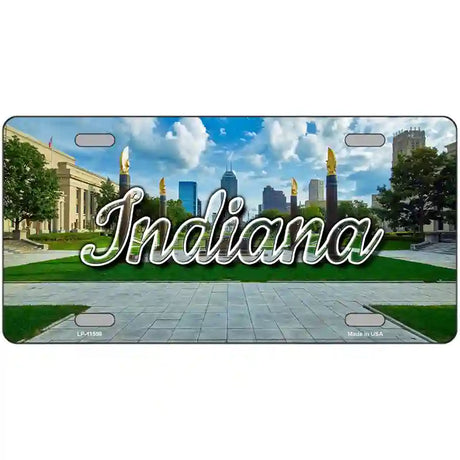 Indiana Sunny Park Novelty Metal State License Plate 24" x 12" (LLP)