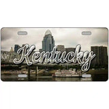 Kentucky City Skyline Novelty Metal State License Plate 24" x 12" (LLP)