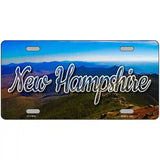 New Hampshire Mountain Range Novelty Metal State License Plate 24" x 12" (LLP)