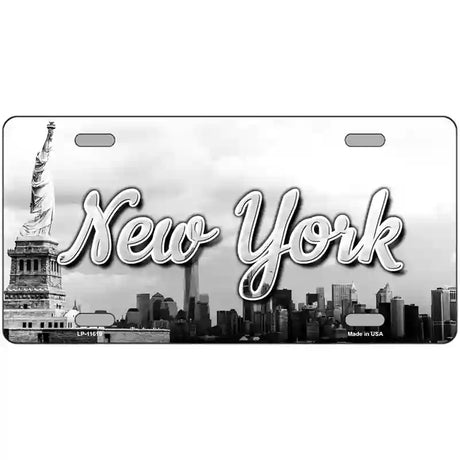 New York Statue of Liberty Novelty Metal State License Plate 24" x 12" (LLP)