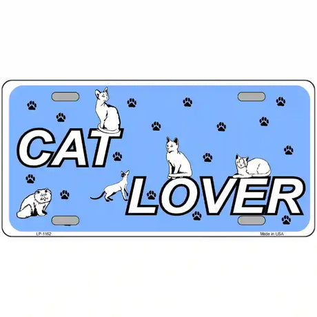 Cat Lover Novelty Metal License Plate 24" x 12" (LLP)