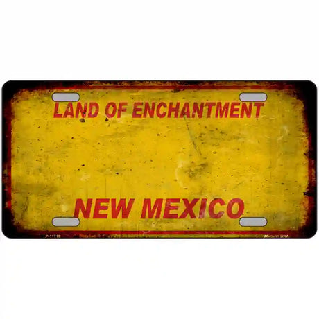 New Mexico Rusty Blank Novelty License Plate 24" x 12" (LLP)