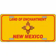 New Mexico Blank Yellow State License Plate 24" x 12" (LLP) / Yes