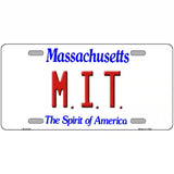 MIT Massachusetts State License Plate 24" x 12" (LLP)