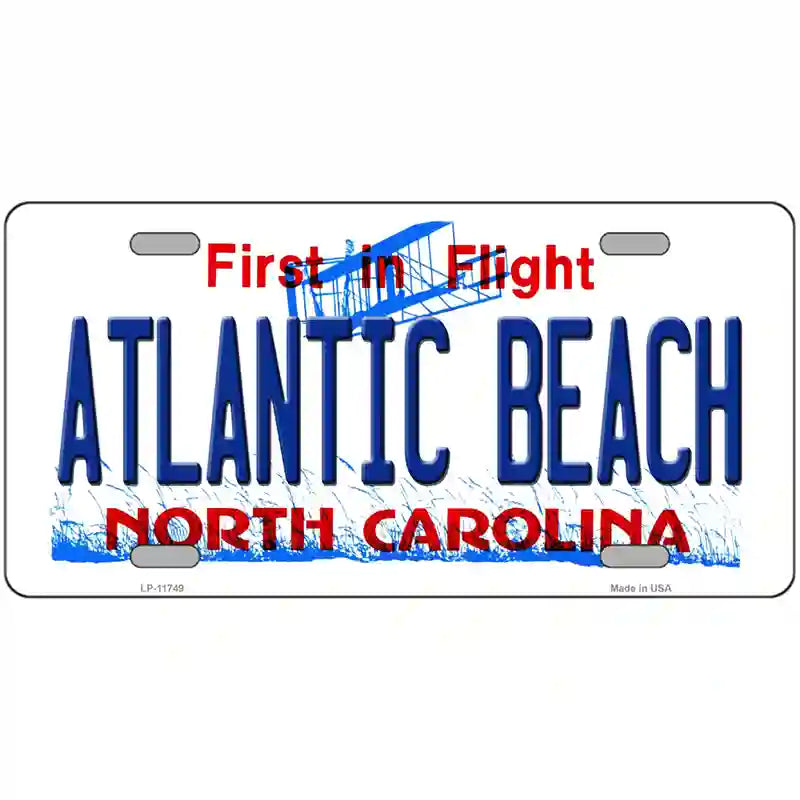 Atlantic Beach North Carolina State License Plate 24" x 12" (LLP)