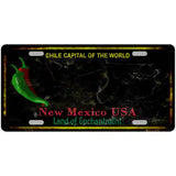 New Mexico Black Blank Rusty State License Plate 24" x 12" (LLP)