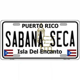 Sabana Seca Puerto Rico State Novelty License Plate 24" x 12" (LLP)