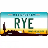 Rye Arizona Novelty License Plate 24" x 12" (LLP)