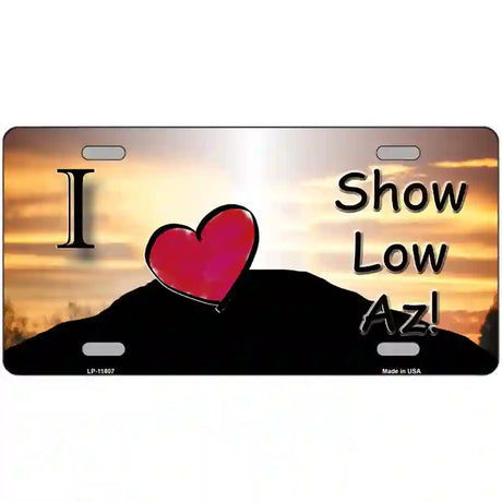 Show Low Hilltop Arizona Novelty License Plate 24" x 12" (LLP)