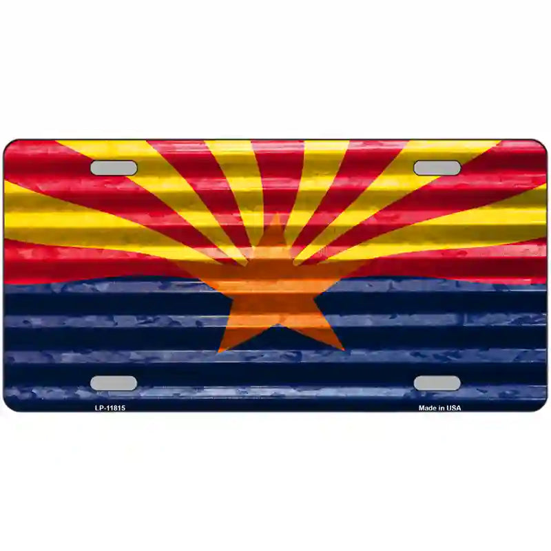 Arizona Flag Novelty License Plate 24" x 12" (LLP)