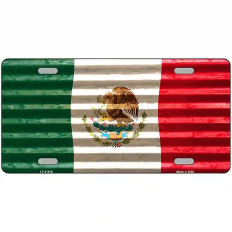 Mexico Flag Novelty License Plate 24" x 12" (LLP)