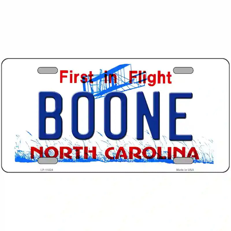 Boone North Carolina Novelty License Plate 24" x 12" (LLP)