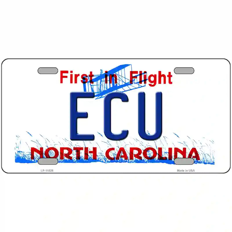 ECU North Carolina Novelty License Plate 24" x 12" (LLP)