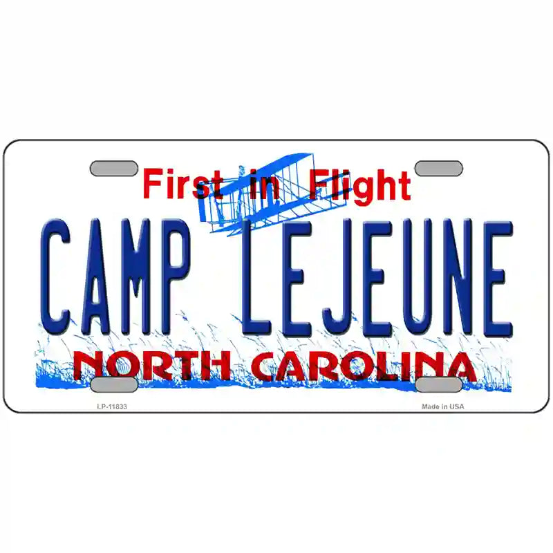 Camp Lejeune North Carolina Novelty License Plate 24" x 12" (LLP)