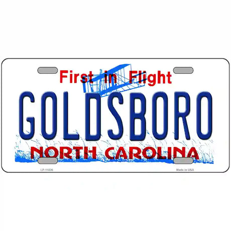 Goldsboro North Carolina Novelty License Plate 24" x 12" (LLP)