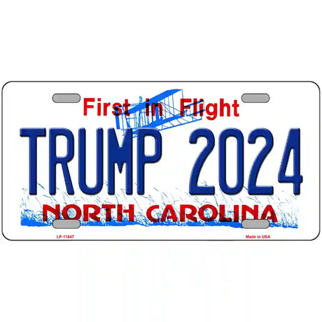 Trump 2024 North Carolina Novelty License Plate 24" x 12" (LLP)