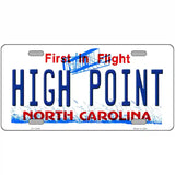 High Point North Carolina Novelty License Plate 24" x 12" (LLP)