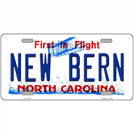 New Bern North Carolina Novelty License Plate 24" x 12" (LLP)