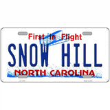 Snow Hill North Carolina Novelty License Plate 24" x 12" (LLP)