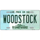 Woodstock New Hampshire Novelty License Plate 24" x 12" (LLP)