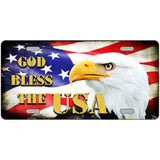 God Bless The USA Novelty Metal License Plate 24" x 12" (LLP)