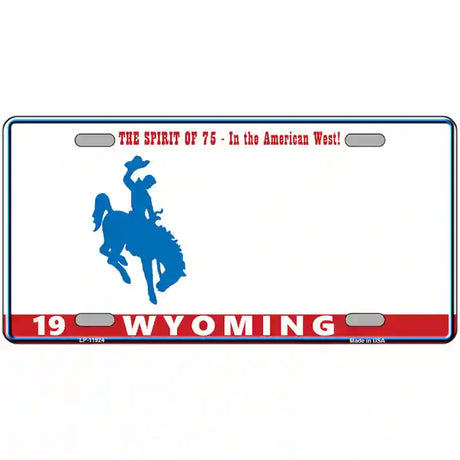 Wyoming Novelty Metal License Plate 24" x 12" (LLP) / Yes