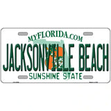 Florida Jacksonville Beach Novelty Metal License Plate 24" x 12" (LLP)