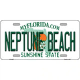 Florida Neptune Beach Novelty Metal License Plate 24" x 12" (LLP)