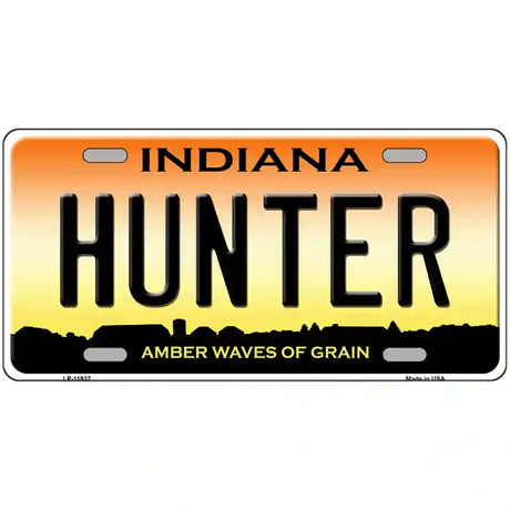 Hunter Indiana Novelty Metal License Plate Tag LP-11937 24" x 12" (LLP)