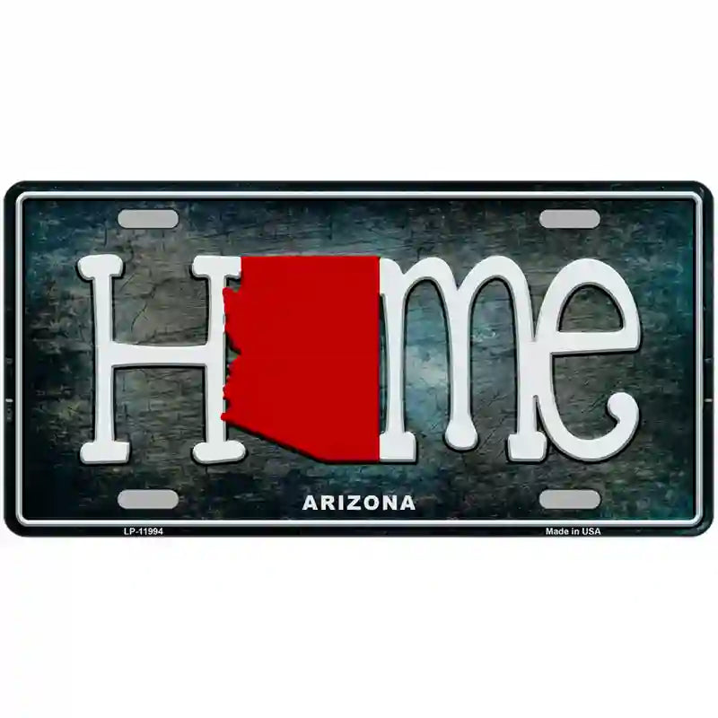 Arizona Home State Outline Novelty License Plate 24" x 12" (LLP)