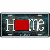 Colorado Home State Outline Novelty License Plate 24" x 12" (LLP)