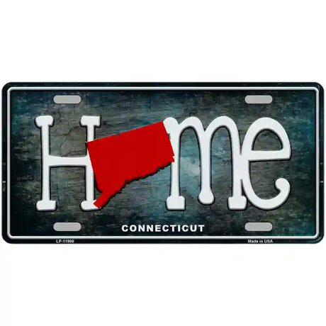 Connecticut Home State Outline Novelty License Plate 24" x 12" (LLP)