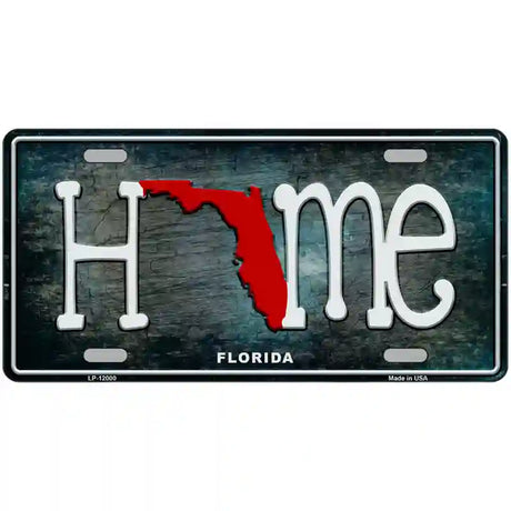 Florida Home State Outline Novelty License Plate 24" x 12" (LLP)