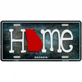 Georgia Home State Outline Novelty License Plate 24" x 12" (LLP)