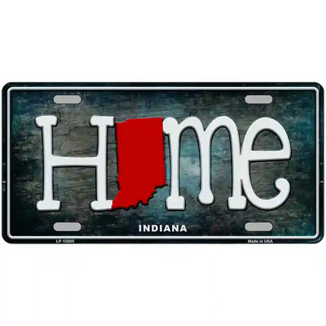 Indiana Home State Outline Novelty License Plate 24" x 12" (LLP)