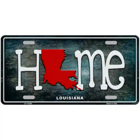 Louisiana Home State Outline Novelty License Plate 24" x 12" (LLP)