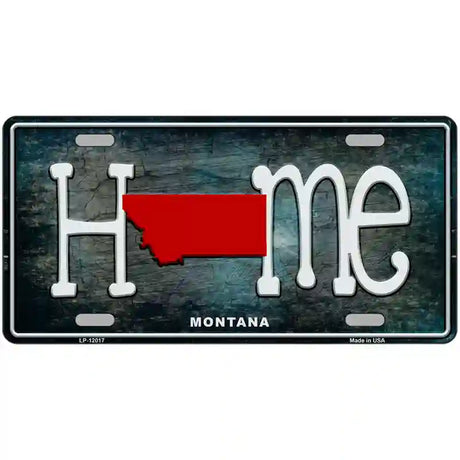 Montana Home State Outline Novelty License Plate 24" x 12" (LLP)