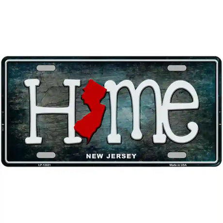 New Jersey Home State Outline Novelty License Plate 24" x 12" (LLP)