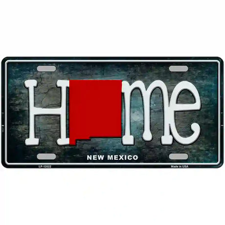 New Mexico Home State Outline Novelty License Plate 24" x 12" (LLP)