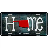 Oklahoma Home State Outline Novelty License Plate 24" x 12" (LLP)