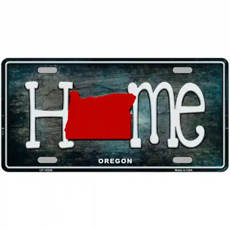 Oregon Home State Outline Novelty License Plate 24" x 12" (LLP)