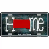 South Dakota Home State Outline Novelty License Plate 24" x 12" (LLP)