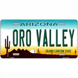 Oro Valley Arizona Novelty Metal License Plate 24" x 12" (LLP)