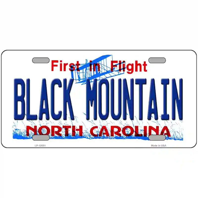 Black Mountain North Carolina Novelty Metal License Plate 24" x 12" (LLP)