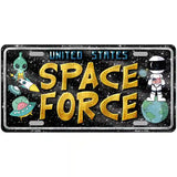 Space Force Novelty Metal License Plate 24" x 12" (LLP)