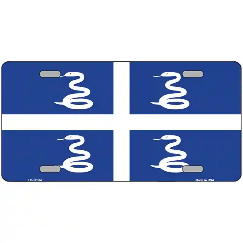 Martinique Flag Novelty Metal License Plate 24" x 12" (LLP)