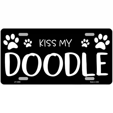 Kiss My  Novelty Metal License Plate 24" x 12" (LLP)