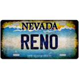 Nevada Reno Novelty Metal License Plate 24" x 12" (LLP)